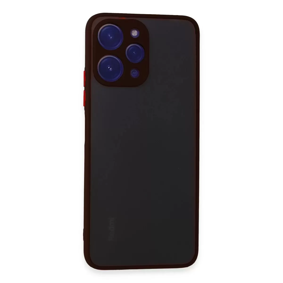 Newface Xiaomi Redmi 12 Kılıf Montreal Silikon Kapak - Siyah