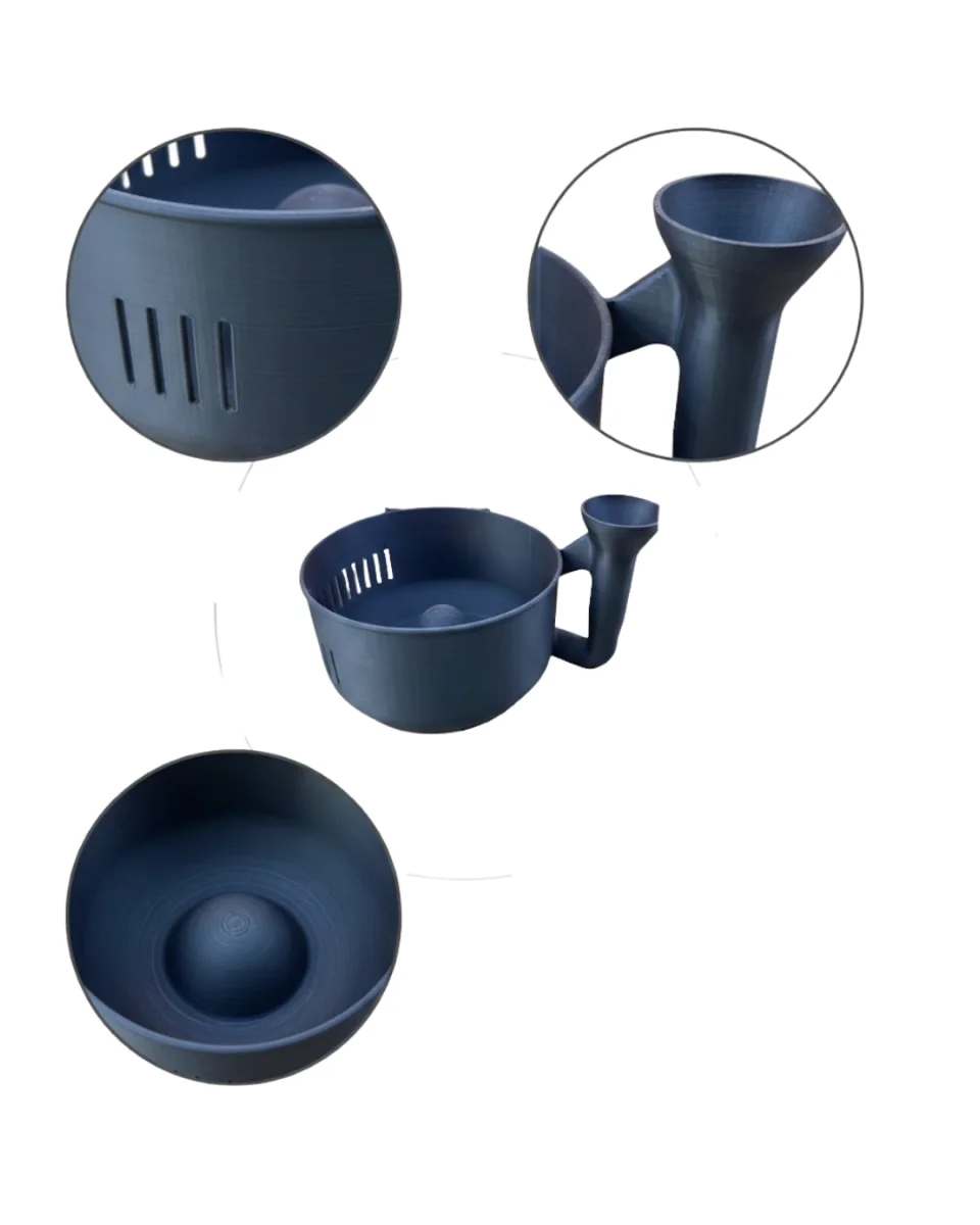 Geniş Hazneli Sebze ve Meyve Yıkama Süzgeci Ergonomik Tasarım