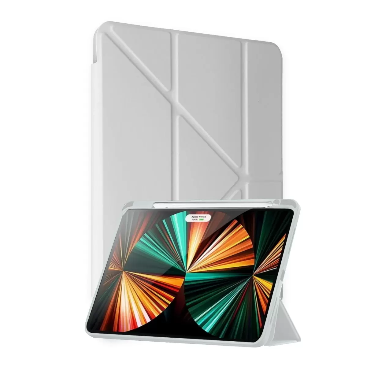 Newface Huawei MatePad Air 11.5 Kılıf Kalemlikli Mars Tablet Kılıfı - Gri