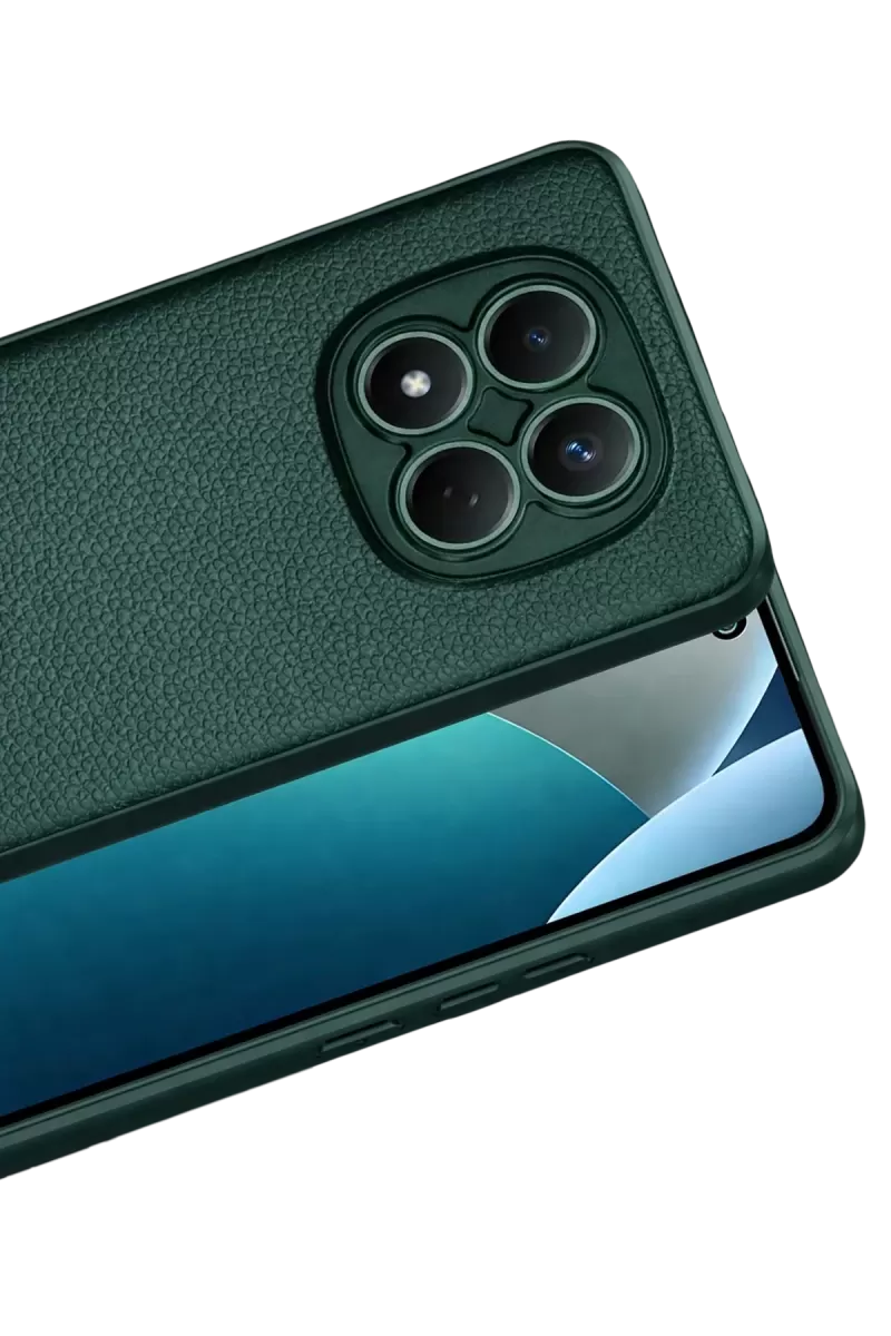 Newface Xiaomi Redmi Note 15 Pro 5G Thermax Silikon Kılıf - Koyu Yeşil
