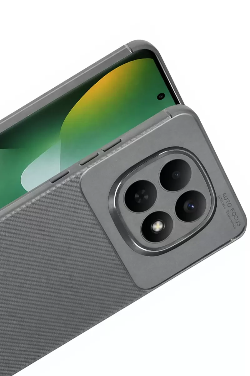 Newface Xiaomi Redmi Note 15 Pro 4G Auto Focus Karbon Kapak - Gri