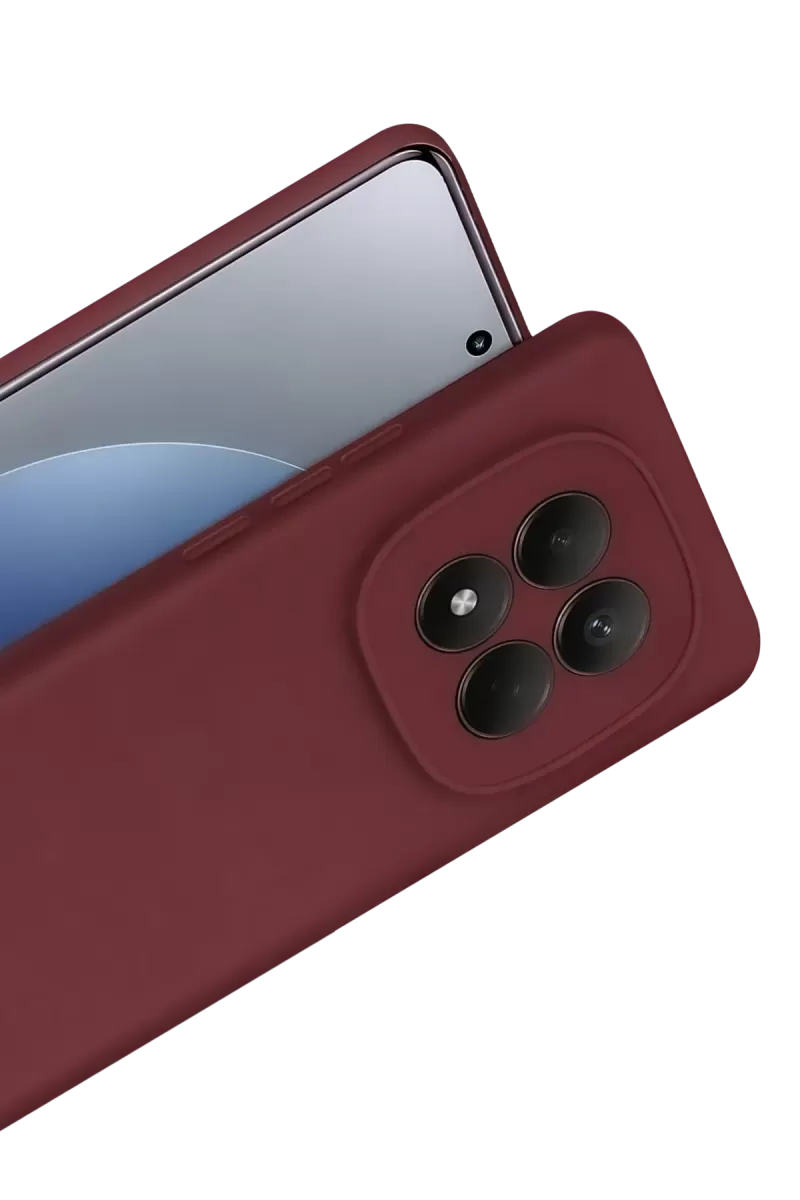 Newface Xiaomi Redmi Note 15 Pro 5G First Silikon - Bordo