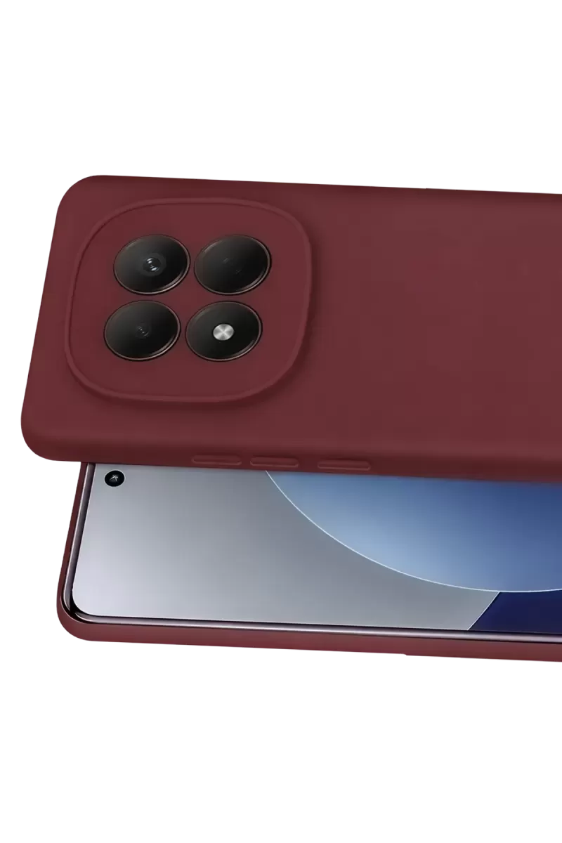 Newface Xiaomi Redmi Note 15 Pro 4G First Silikon - Bordo