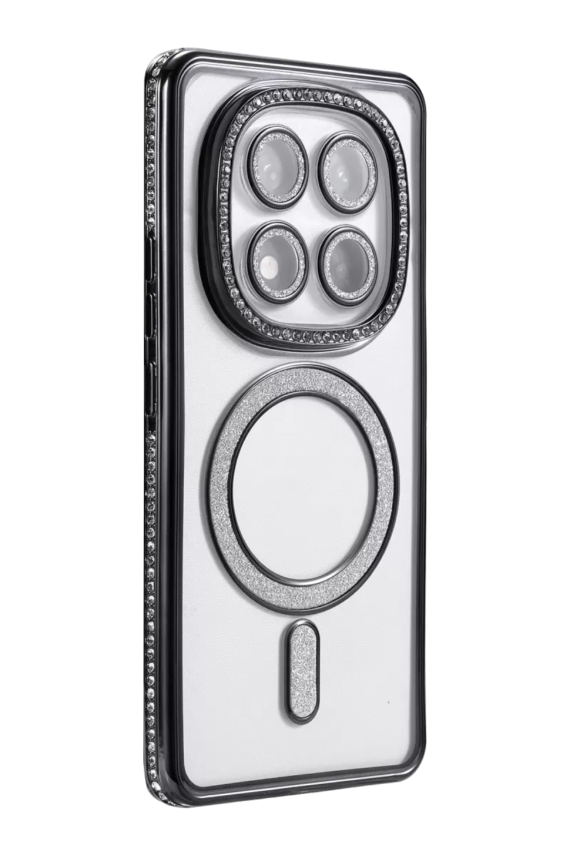 Newface Xiaomi Redmi Note 15 Pro Plus 5G Joke Simli Magneticsafe Kılıf - Siyah