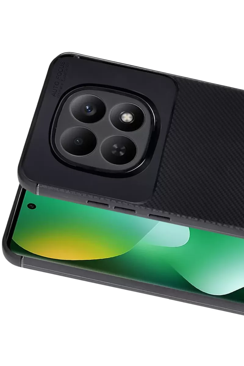 Newface Xiaomi Redmi Note 15 Pro Plus 5G Auto Focus Karbon Kapak - Siyah