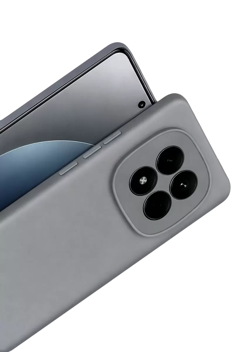 Newface Xiaomi Redmi Note 15 Pro 4G First Silikon - Gri