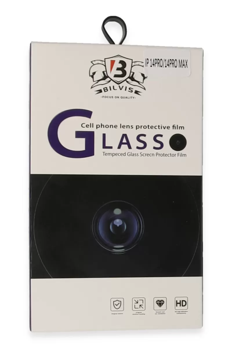 Newface Apple iPhone 15 Pro Max Bilvis Titan Kamera Lens - Siyah