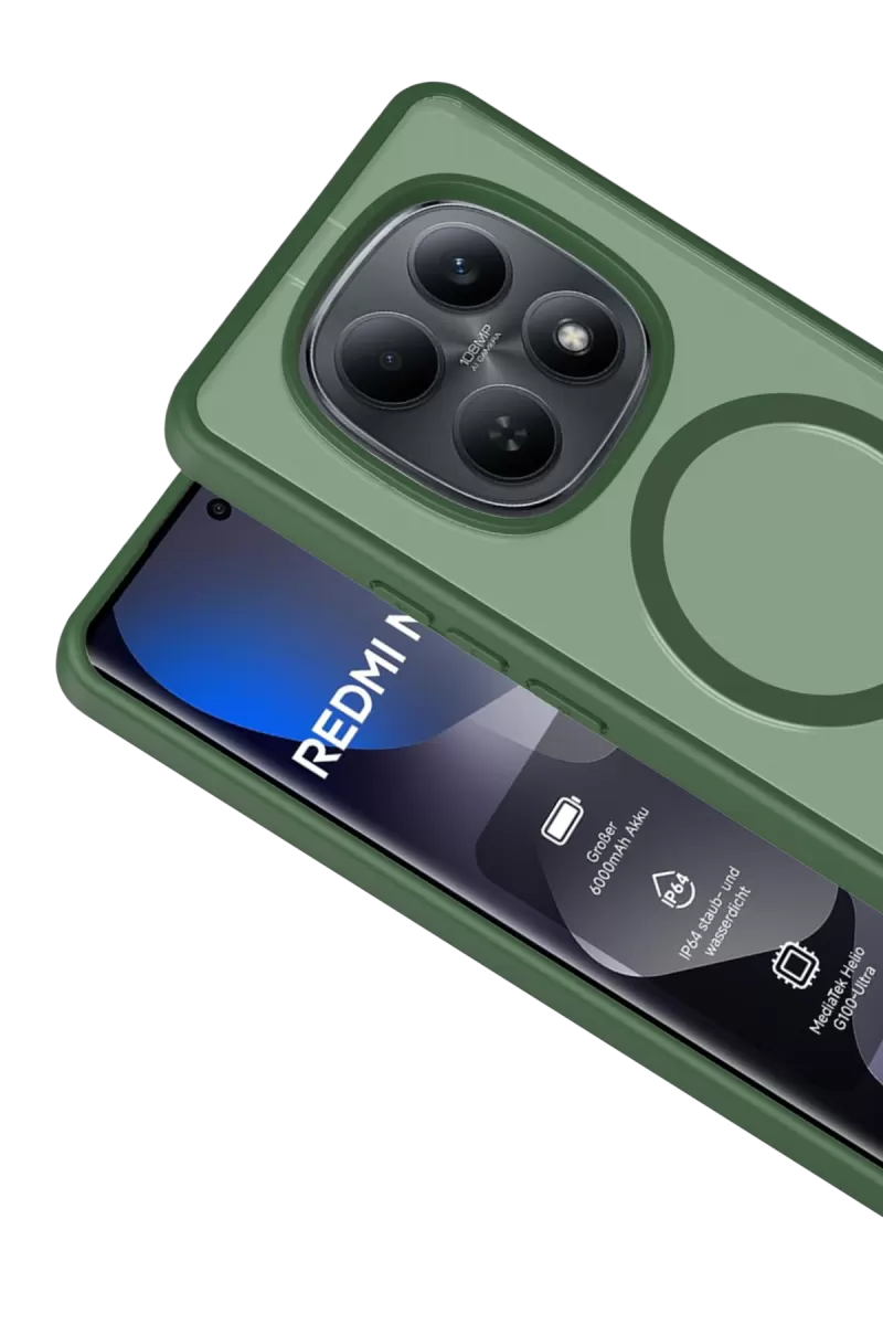 Joko Xiaomi Redmi Note 15 Pro Plus 5G Jota Magsafe Kapak - Koyu Yeşil