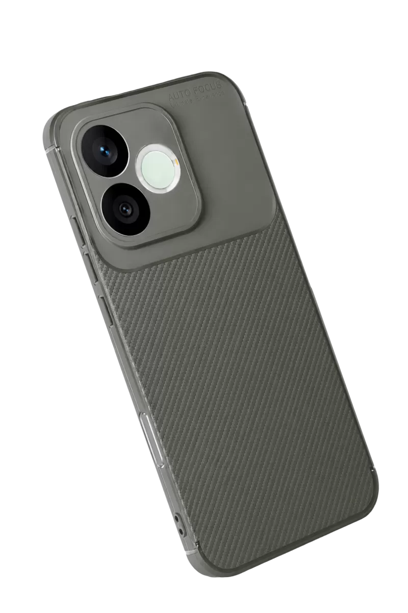 Newface Huawei Honor 600 Lite Auto Focus Karbon Kapak - Gri