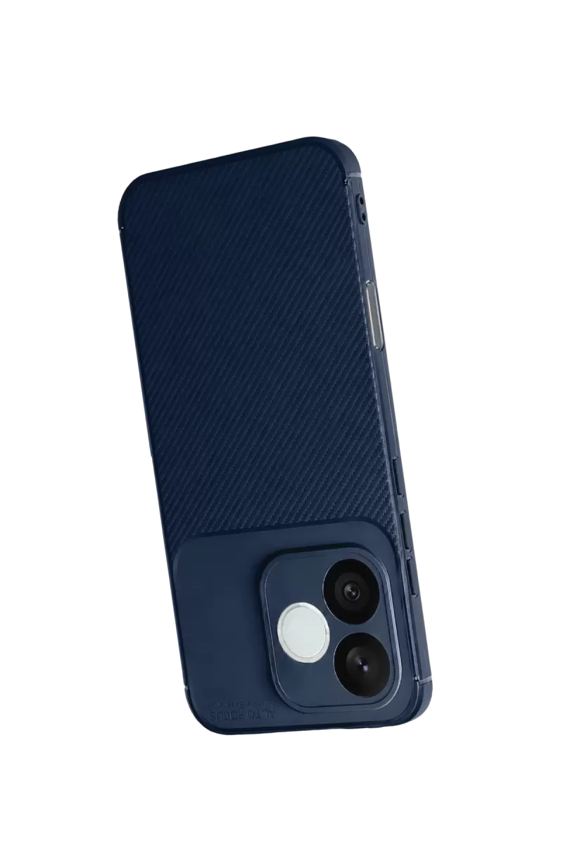 Newface Huawei Honor 600 Lite Auto Focus Karbon Kapak - Lacivert