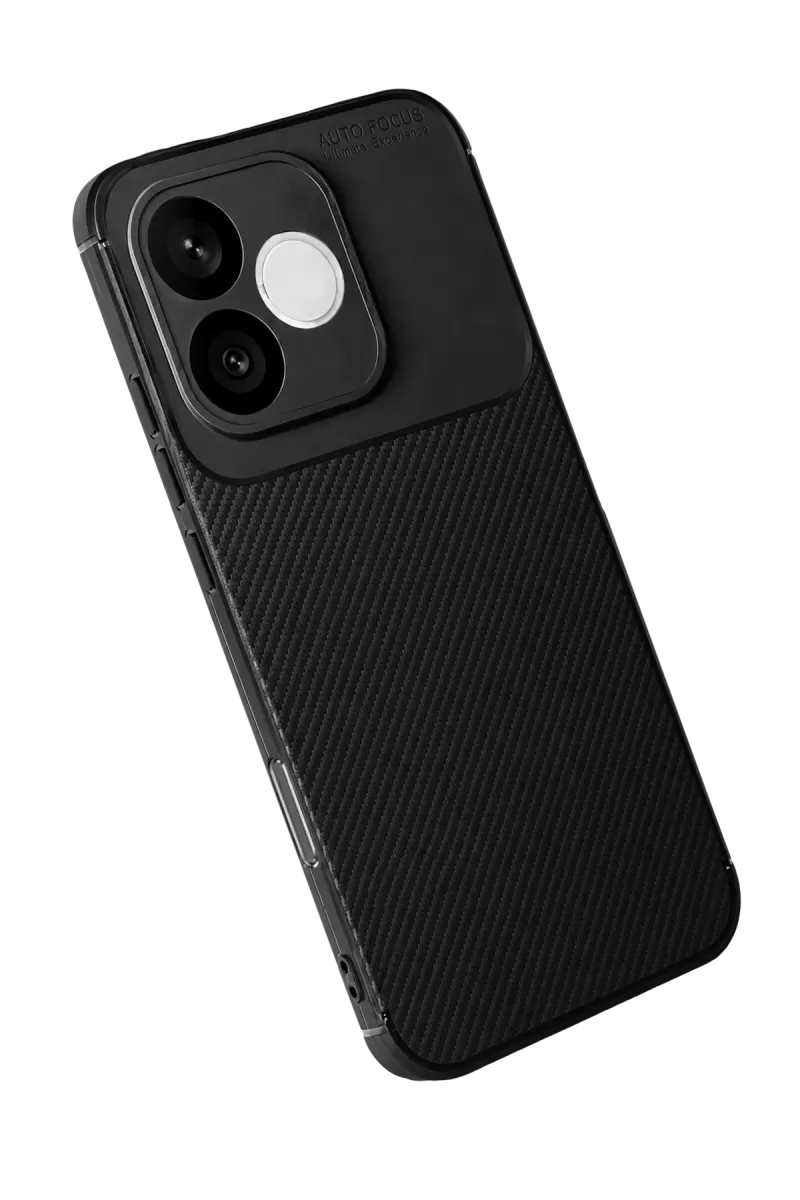 Newface Huawei Honor 600 Lite Auto Focus Karbon Kapak - Siyah