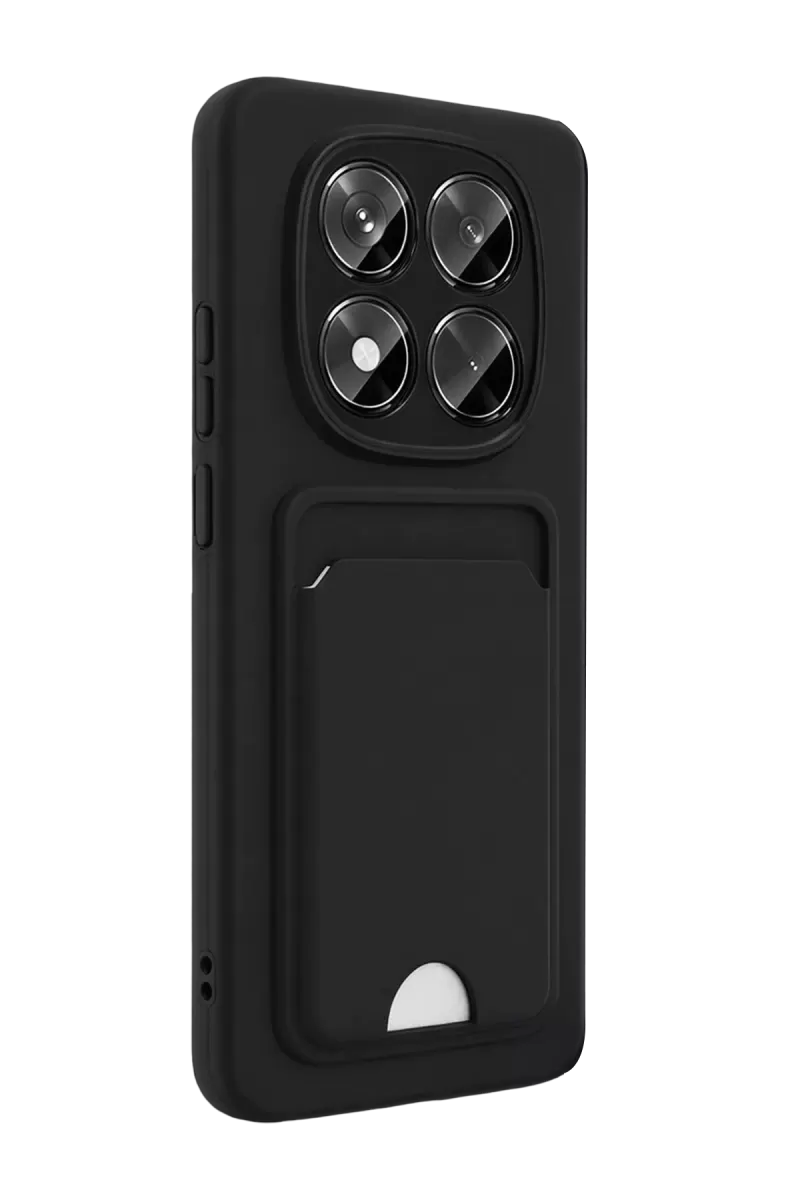 Newface Xiaomi Redmi Note 15 Pro 5G Kelvin Kartvizitli Silikon - Siyah