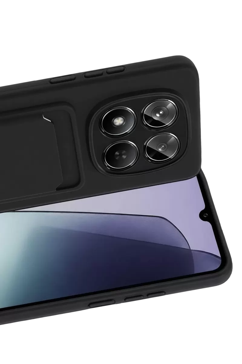 Newface Xiaomi Redmi Note 15 4G Kelvin Kartvizitli Silikon - Siyah