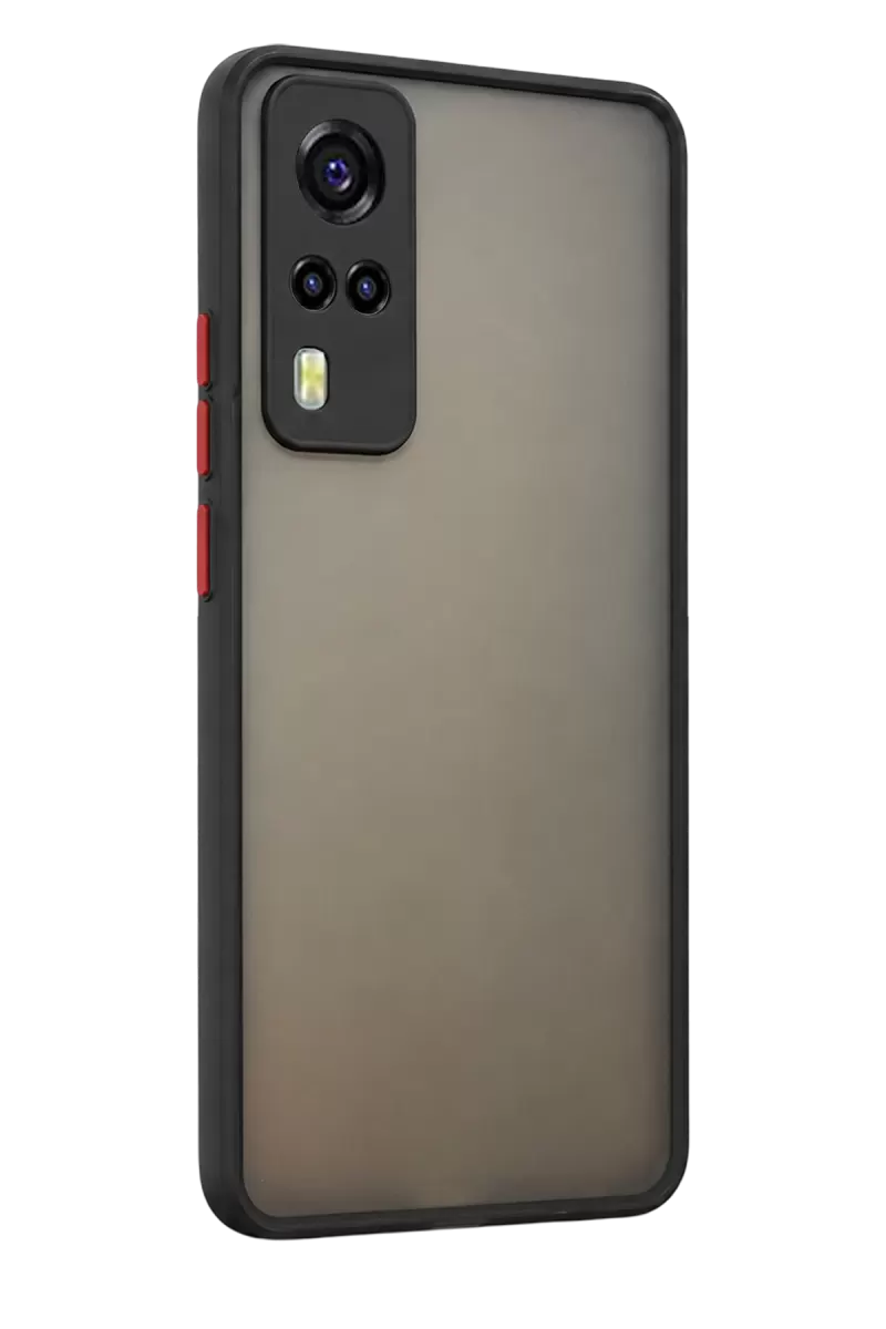 Newface Vivo Y53S Kılıf Montreal Silikon Kapak - Siyah