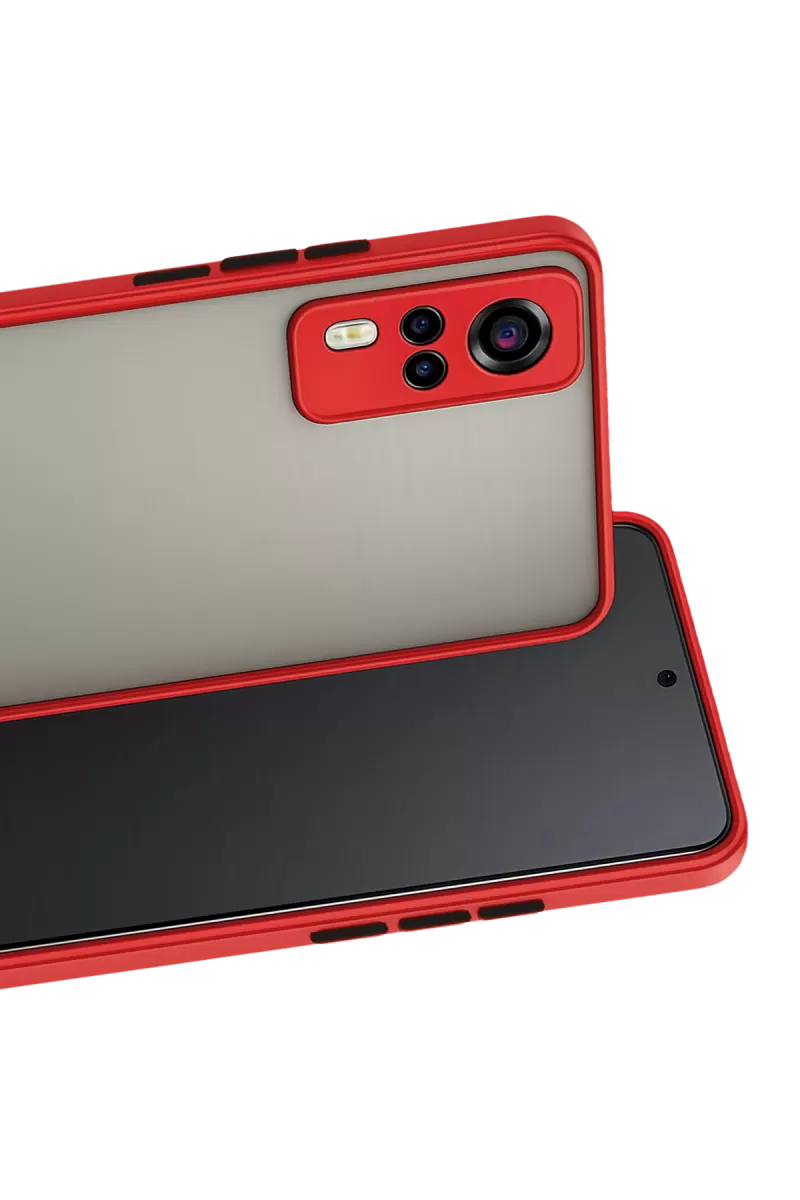 Newface Vivo Y53S Kılıf Montreal Silikon Kapak - Kırmızı