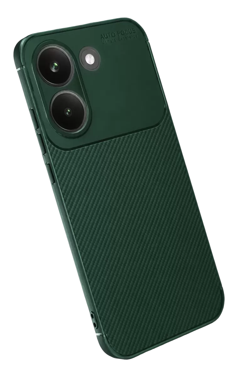 Newface Xiaomi Poco X8 Pro Auto Focus Karbon Kapak - Koyu Yeşil