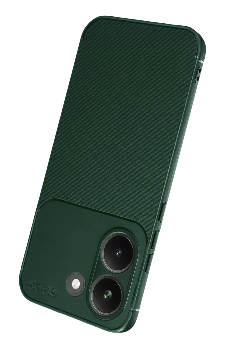Newface Xiaomi Poco X8 Pro Auto Focus Karbon Kapak - Koyu Yeşil