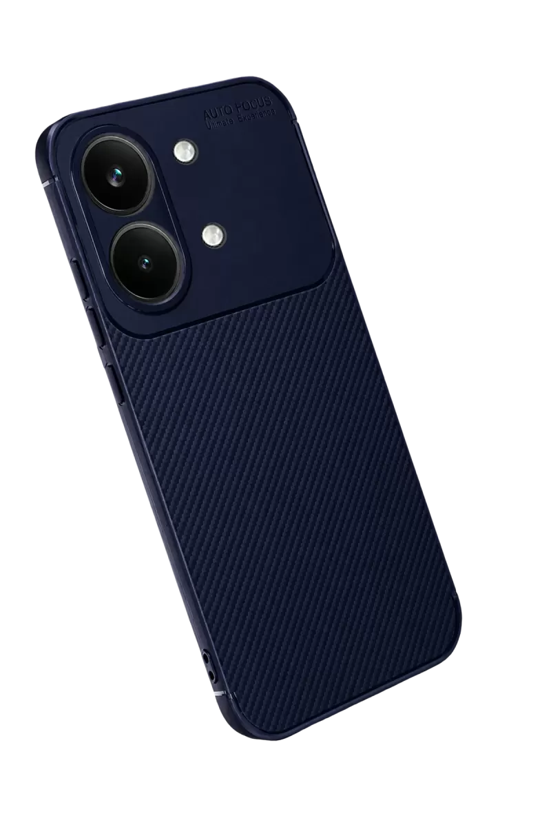 Newface Xiaomi Poco X8 Pro Max Auto Focus Karbon Kapak - Lacivert