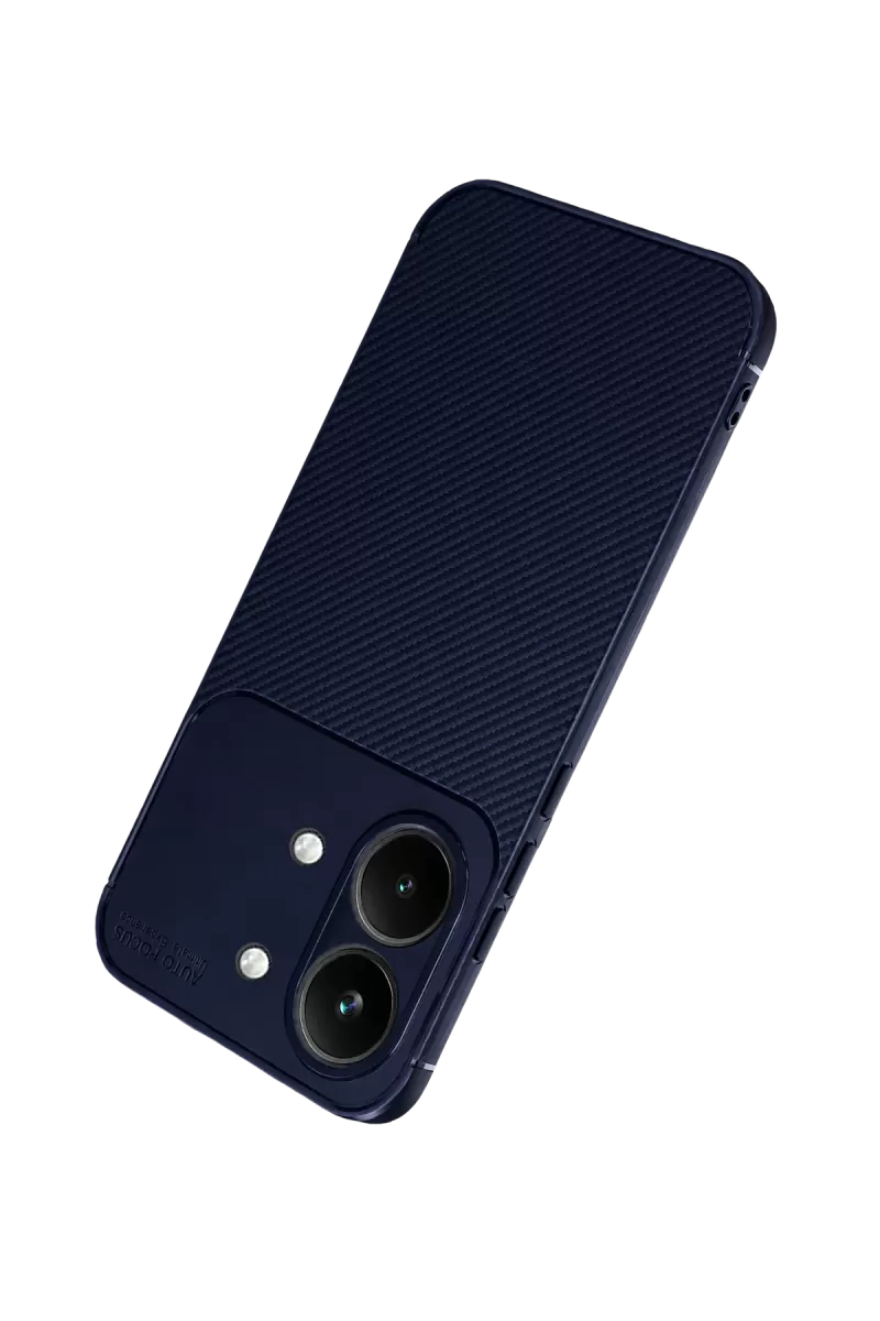 Newface Xiaomi Poco X8 Pro Max Auto Focus Karbon Kapak - Lacivert