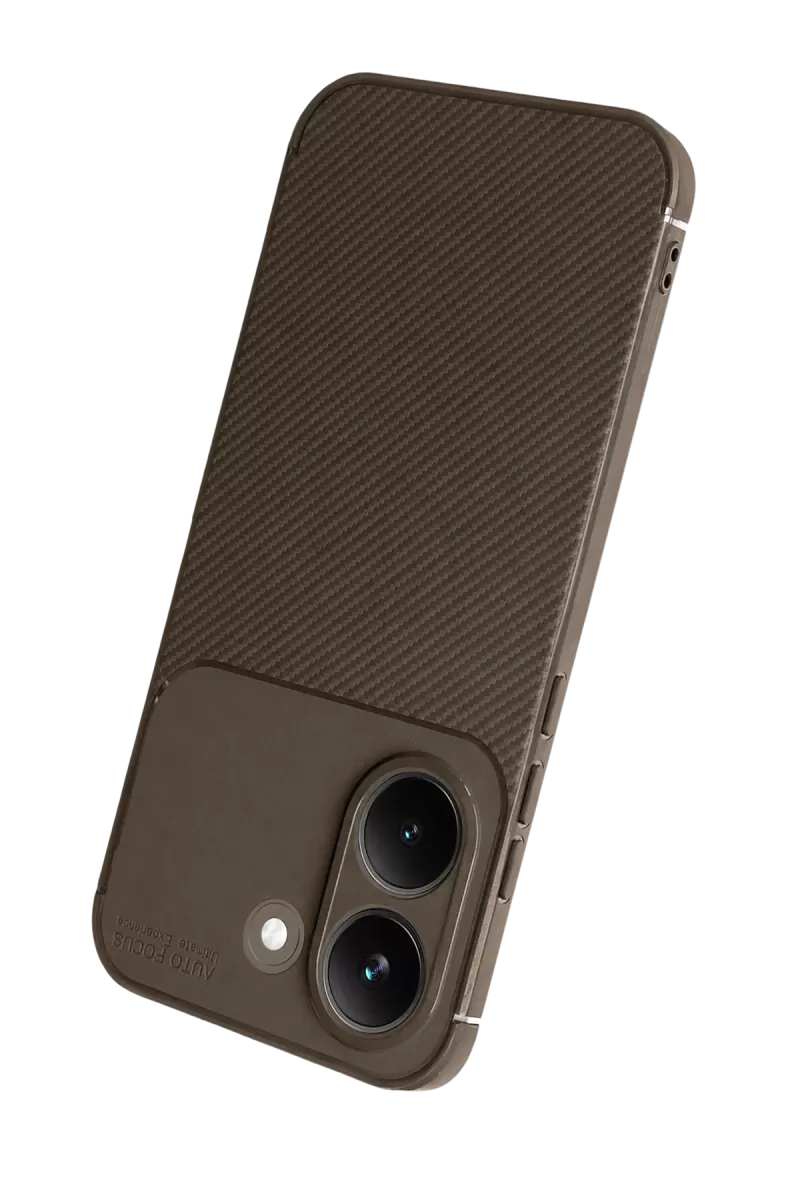 Newface Xiaomi Poco X8 Pro Auto Focus Karbon Kapak - Kahverengi