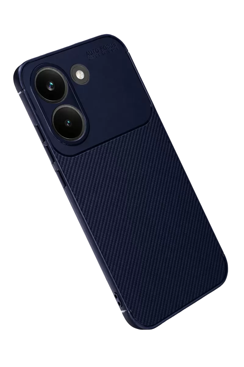 Newface Xiaomi Poco X8 Pro Auto Focus Karbon Kapak - Lacivert