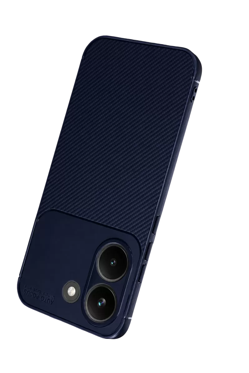 Newface Xiaomi Poco X8 Pro Auto Focus Karbon Kapak - Lacivert