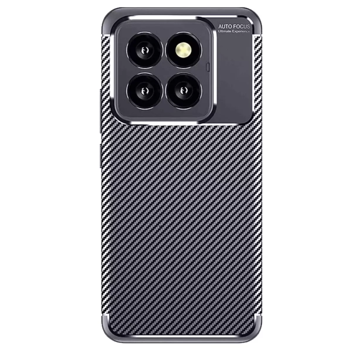 Newface Xiaomi Mi 14T Pro Kılıf Auto Focus Karbon Kapak - Lacivert