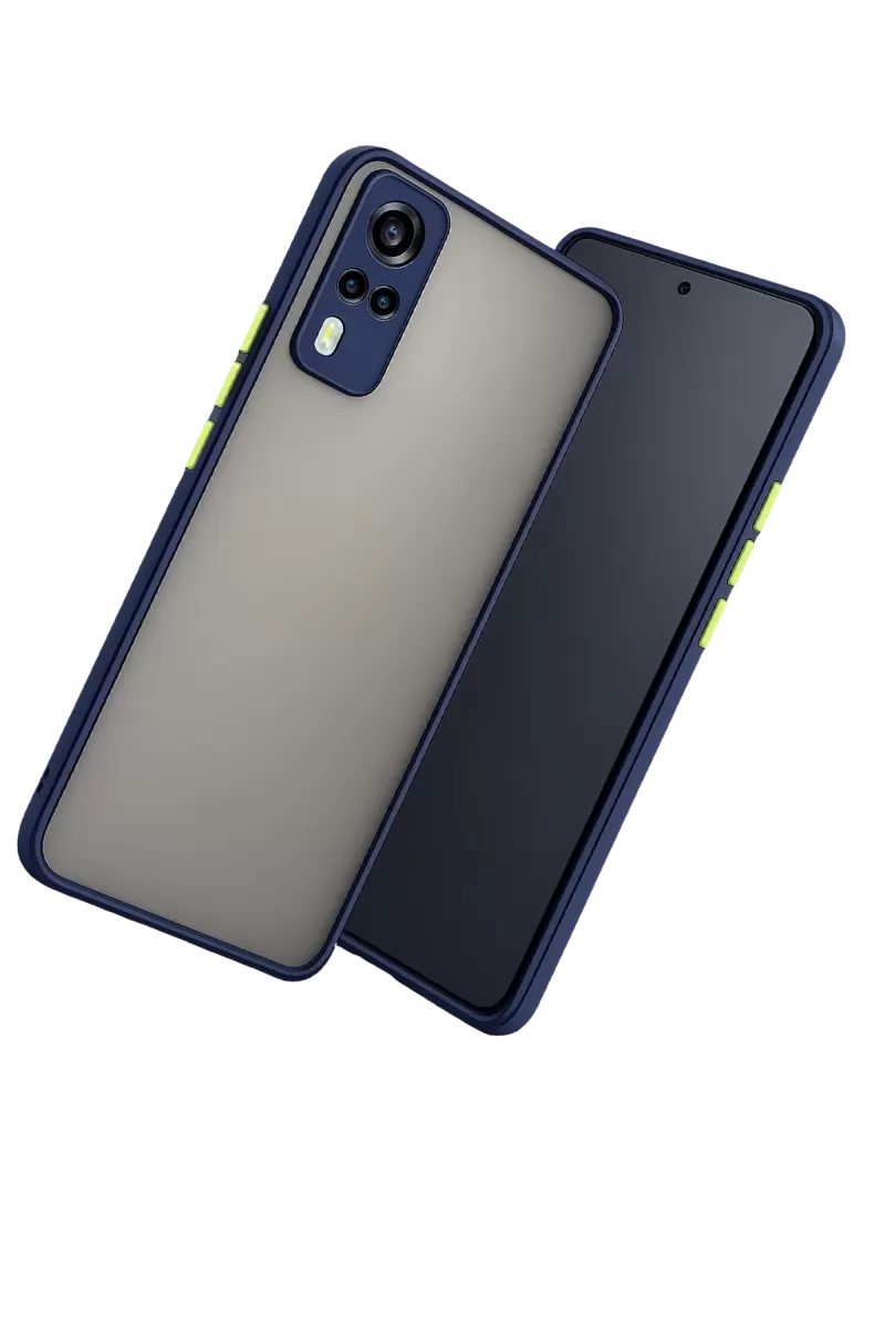 Newface Vivo Y53S Kılıf Montreal Silikon Kapak - Lacivert