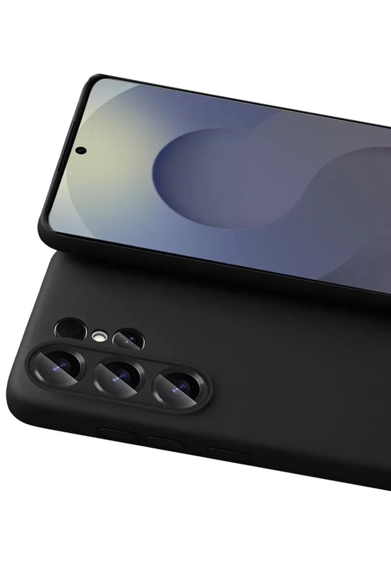 Newface Samsung Galaxy S26 Ultra Nano içi Kadife Silikon - Siyah