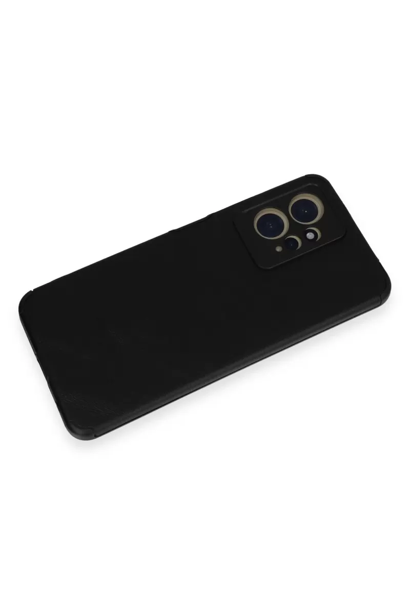 Newface Xiaomi Redmi Note 12 4G Kılıf Loop Deri Silikon - Siyah