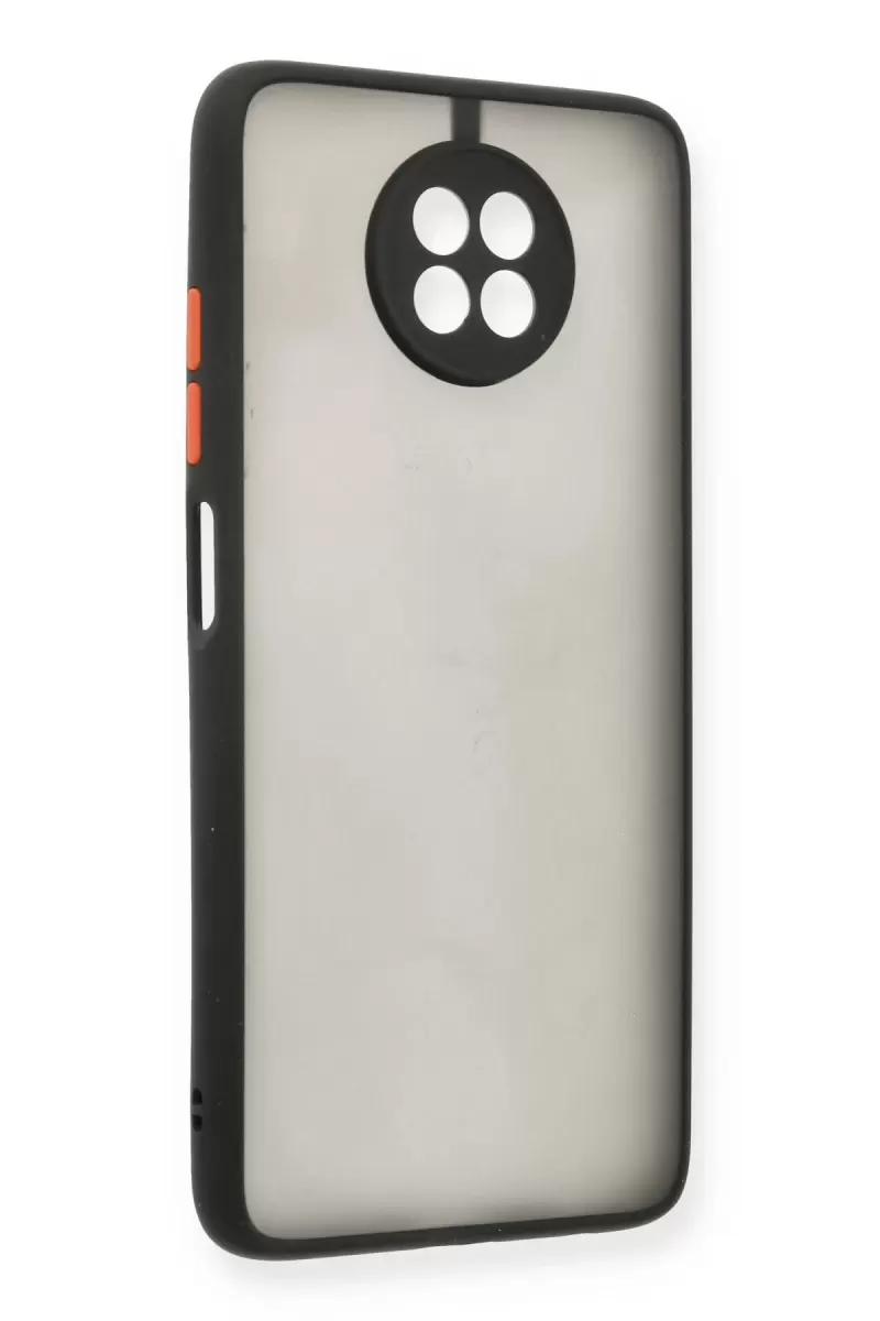 Newface Xiaomi Redmi Note 9 5G Kılıf Montreal Silikon Kapak - Siyah
