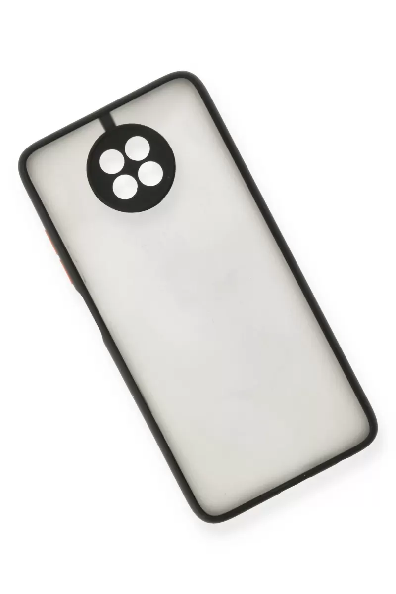 Newface Xiaomi Redmi Note 9 5G Kılıf Montreal Silikon Kapak - Siyah