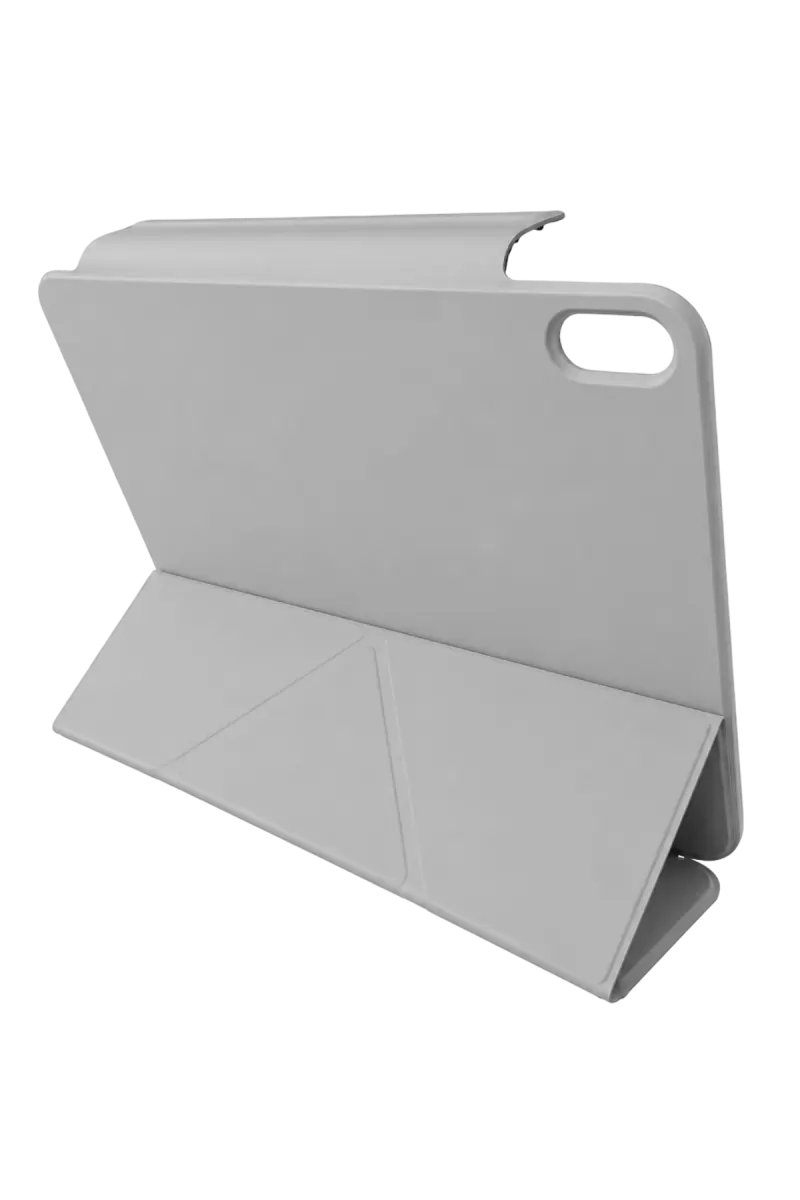 Newface Apple iPad 2025 10.9 10.Nesil (A16) Edz Manyetik Standlı Tablet Kılıfı - Gri