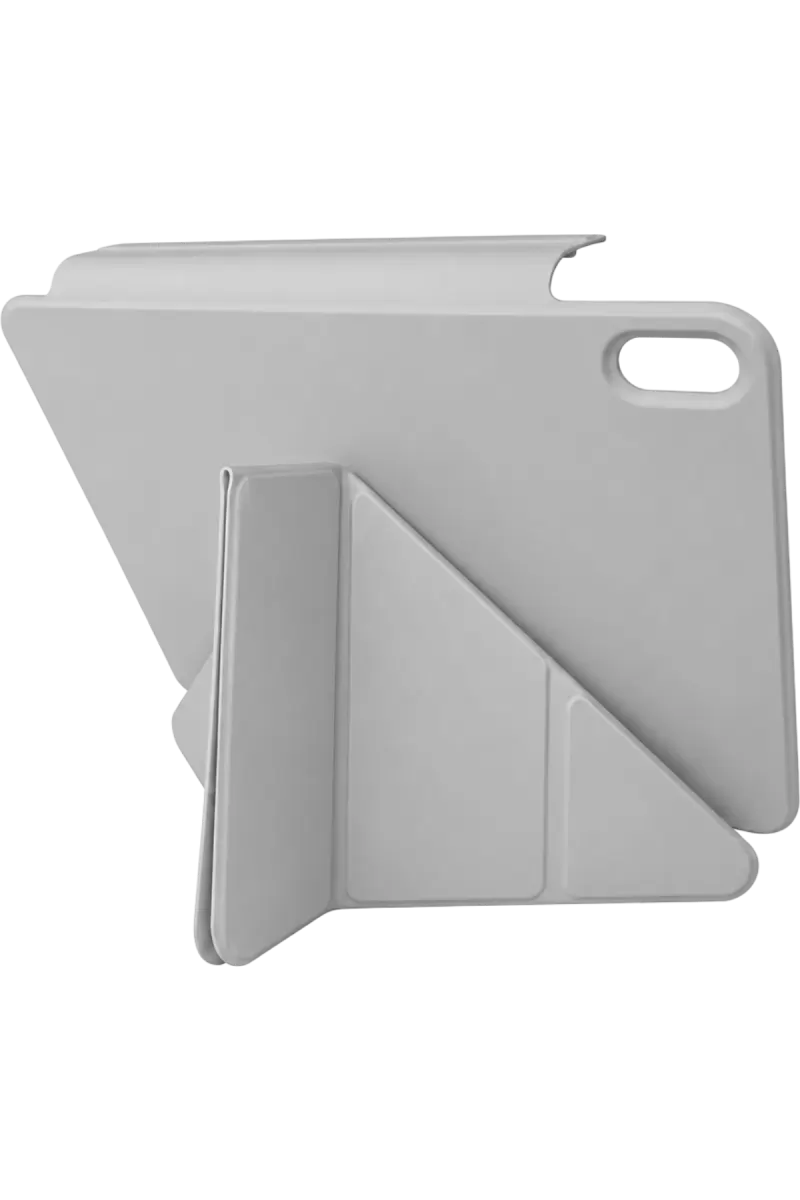 Newface Apple iPad 2025 10.9 10.Nesil (A16) Edz Manyetik Standlı Tablet Kılıfı - Gri