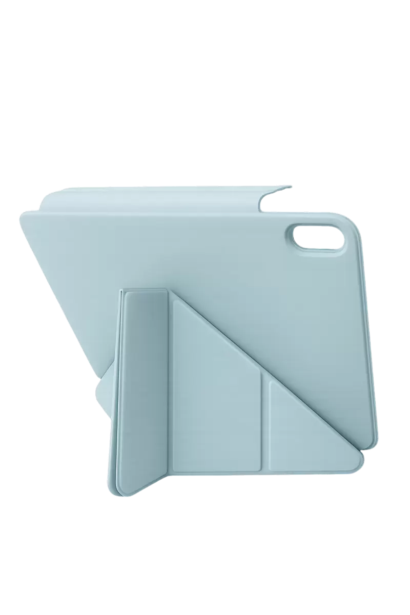 Newface Apple iPad 2025 10.9 10.Nesil (A16) Edz Manyetik Standlı Tablet Kılıfı - Mavi