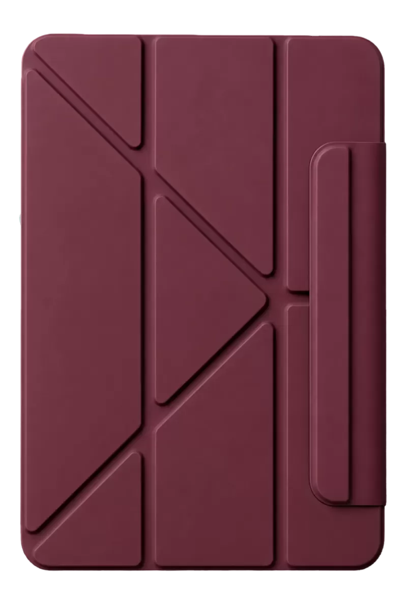 Newface Apple iPad 2025 10.9 10.Nesil (A16) Edz Manyetik Standlı Tablet Kılıfı - Mürdüm