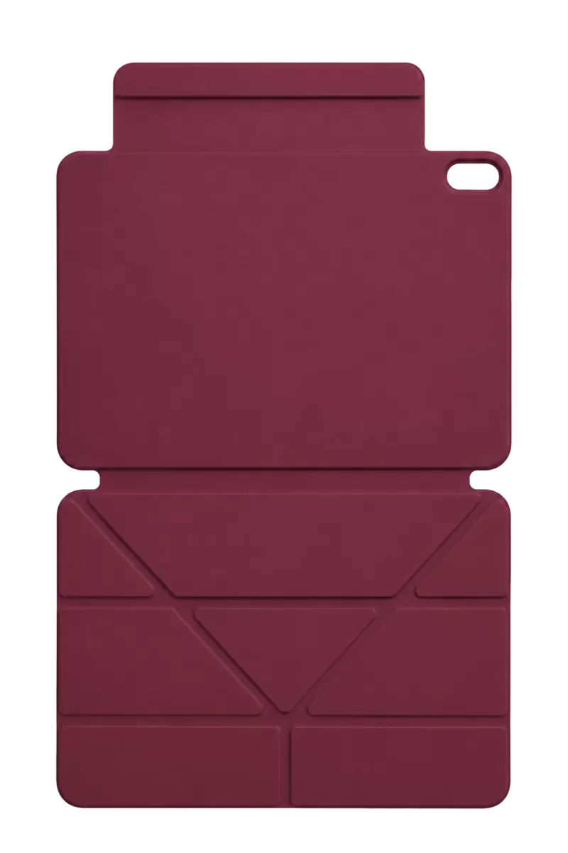 Newface Apple iPad 2025 10.9 10.Nesil (A16) Edz Manyetik Standlı Tablet Kılıfı - Mürdüm