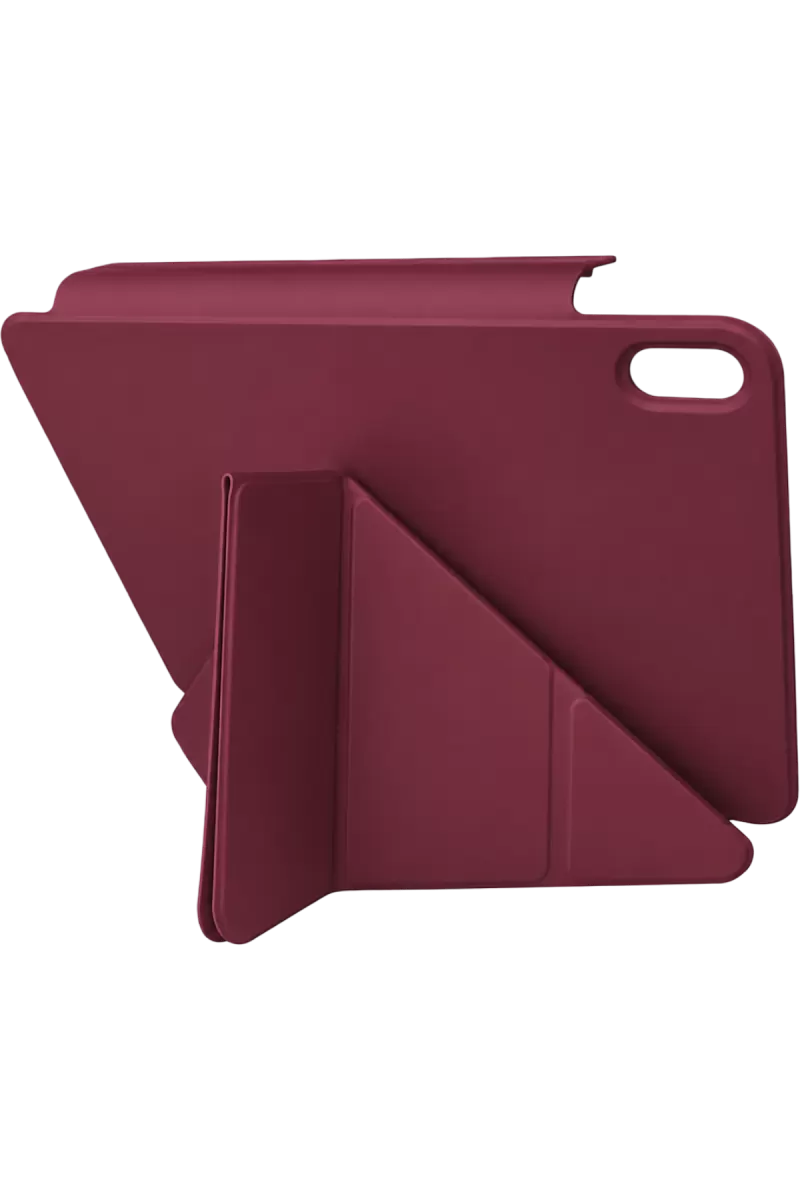 Newface Apple iPad 2025 10.9 10.Nesil (A16) Edz Manyetik Standlı Tablet Kılıfı - Mürdüm