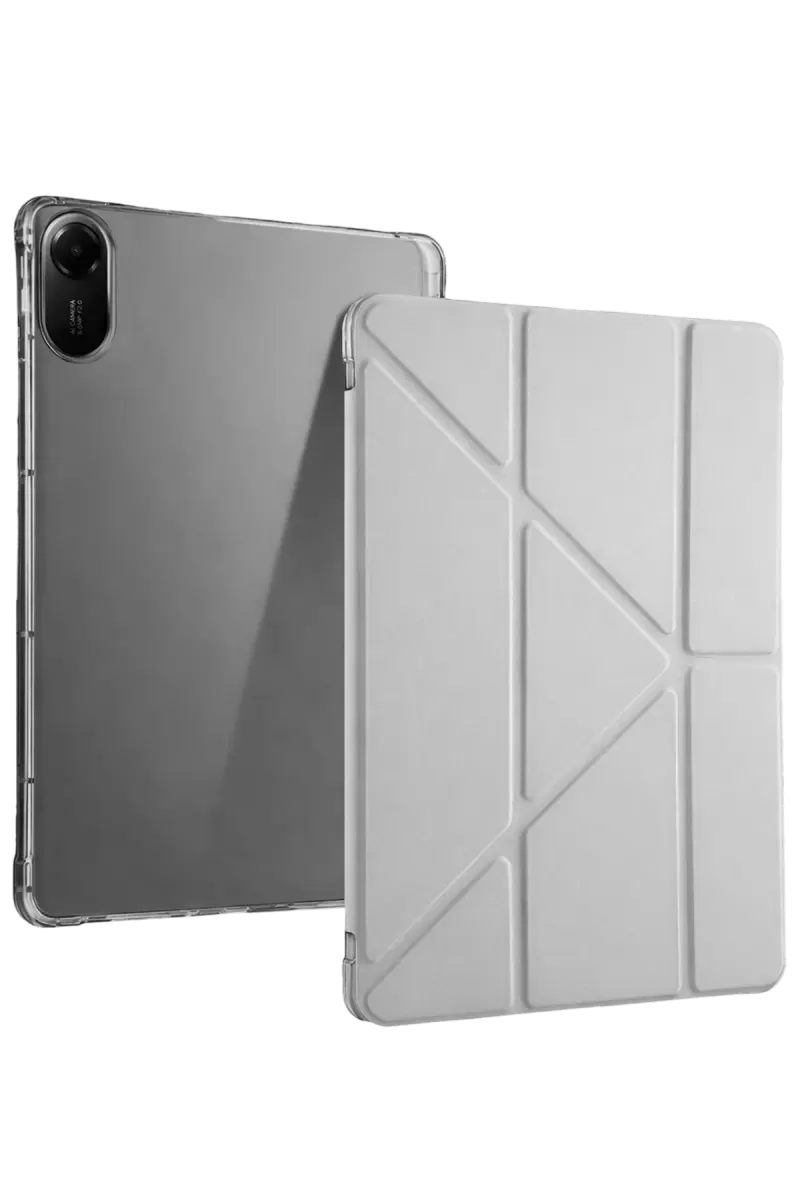 Newface Xiaomi Redmi Pad 2 Kalemlikli Mars Tablet Kılıfı - Gri