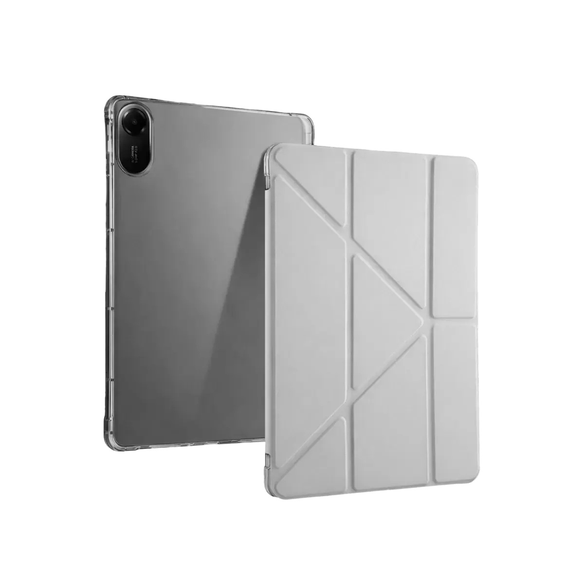 Newface Xiaomi Redmi Pad 2 Kalemlikli Mars Tablet Kılıfı - Gri