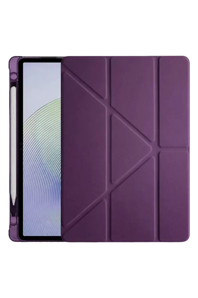 Newface Xiaomi Redmi Pad 2 Kalemlikli Mars Tablet Kılıfı - Mürdüm