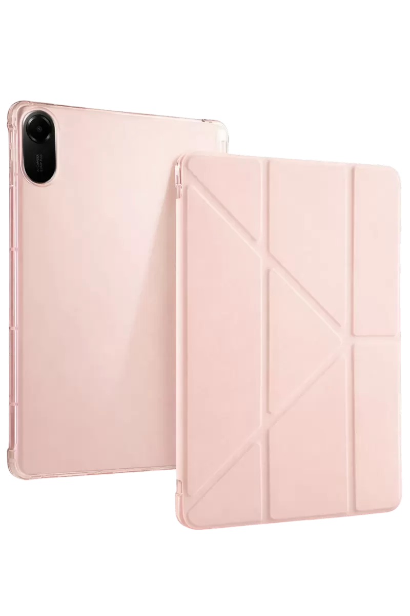 Newface Xiaomi Redmi Pad 2 Kalemlikli Mars Tablet Kılıfı - Rose Gold
