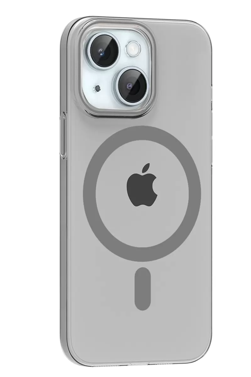 Joko Apple iPhone 14 PC Blank Magsafe Kapak - Natural Grey
