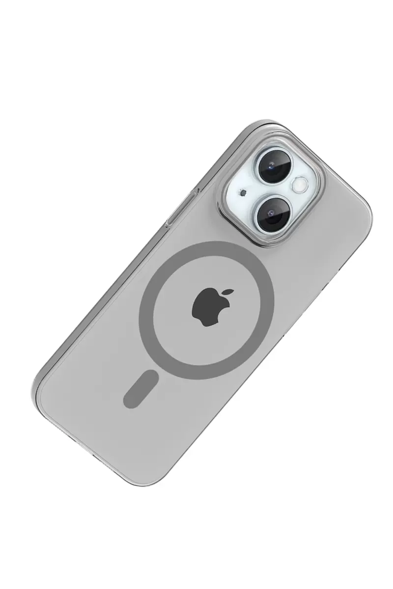 Joko Apple iPhone 14 PC Blank Magsafe Kapak - Natural Grey