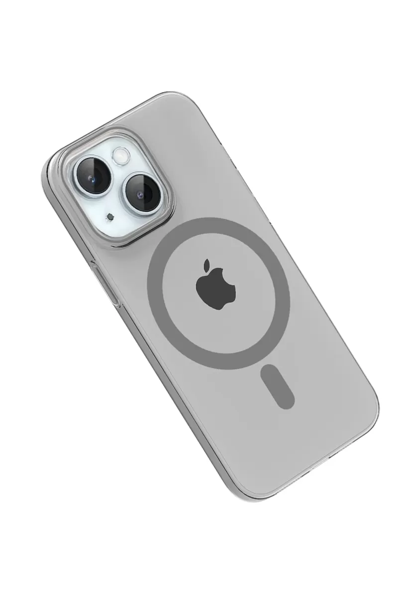 Joko Apple iPhone 14 PC Blank Magsafe Kapak - Natural Grey