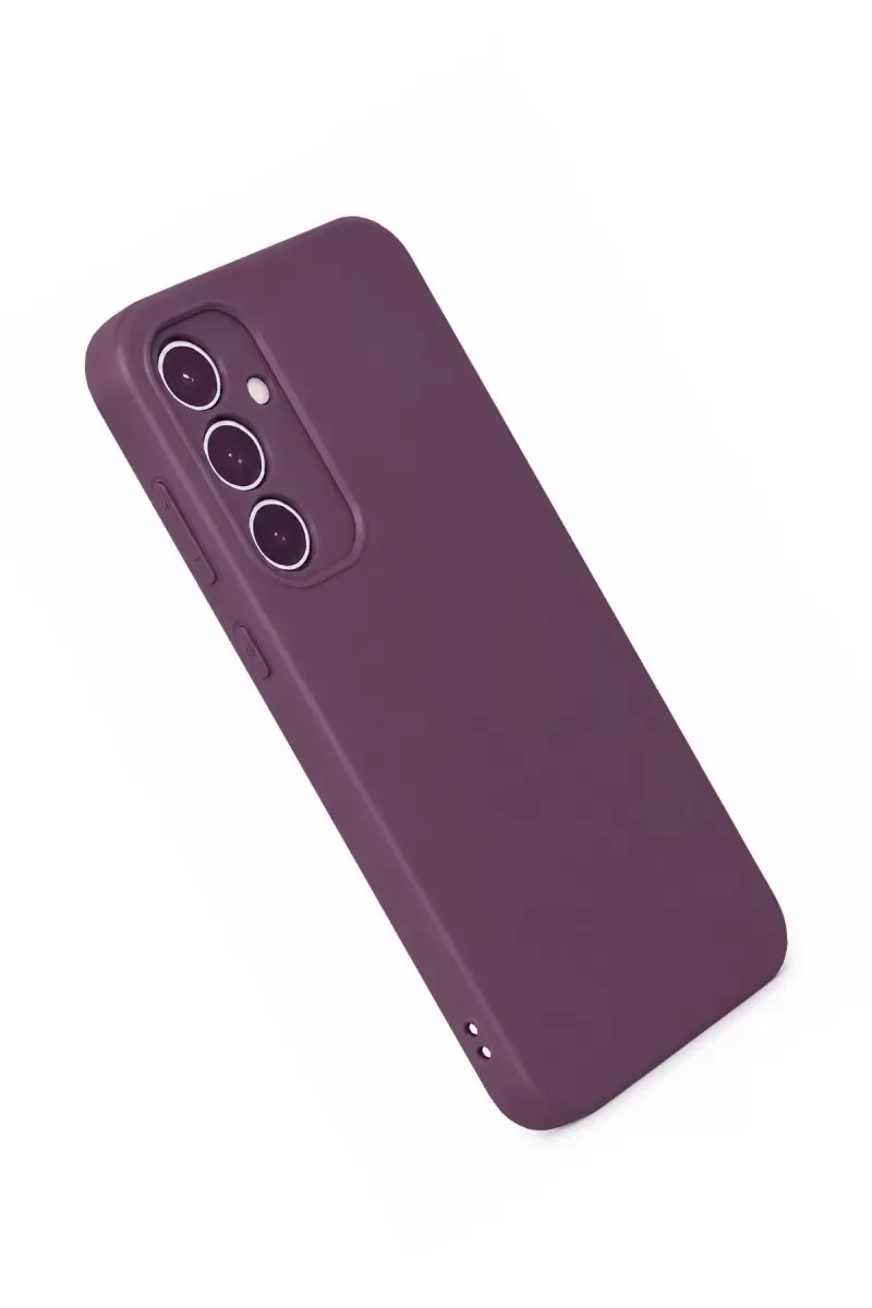 Newface Samsung Galaxy A35 5G Kılıf First Silikon - Mürdüm