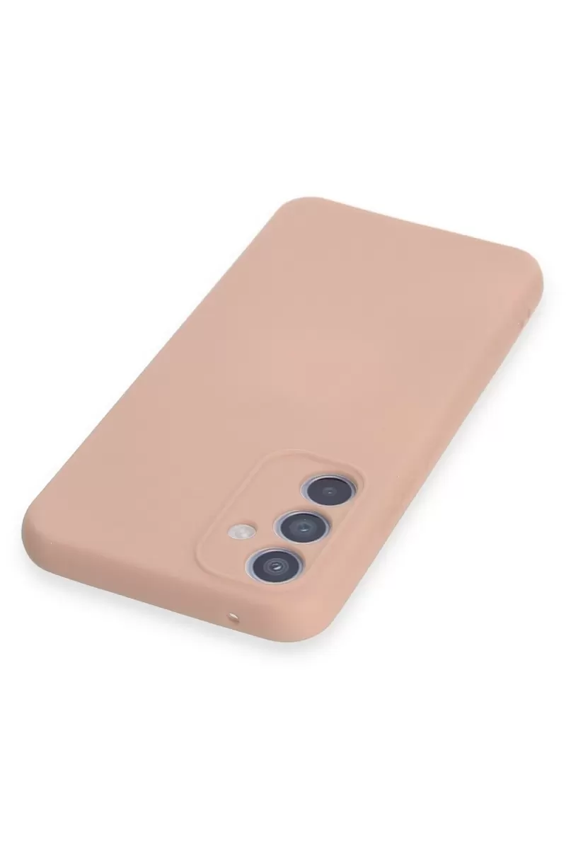 Newface Samsung Galaxy A34 5G Kılıf Nano içi Kadife Silikon - Pudra