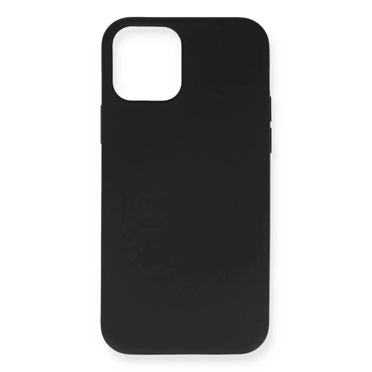 Newface Apple iPhone 12 Mini Kılıf Nano içi Kadife Silikon - Siyah