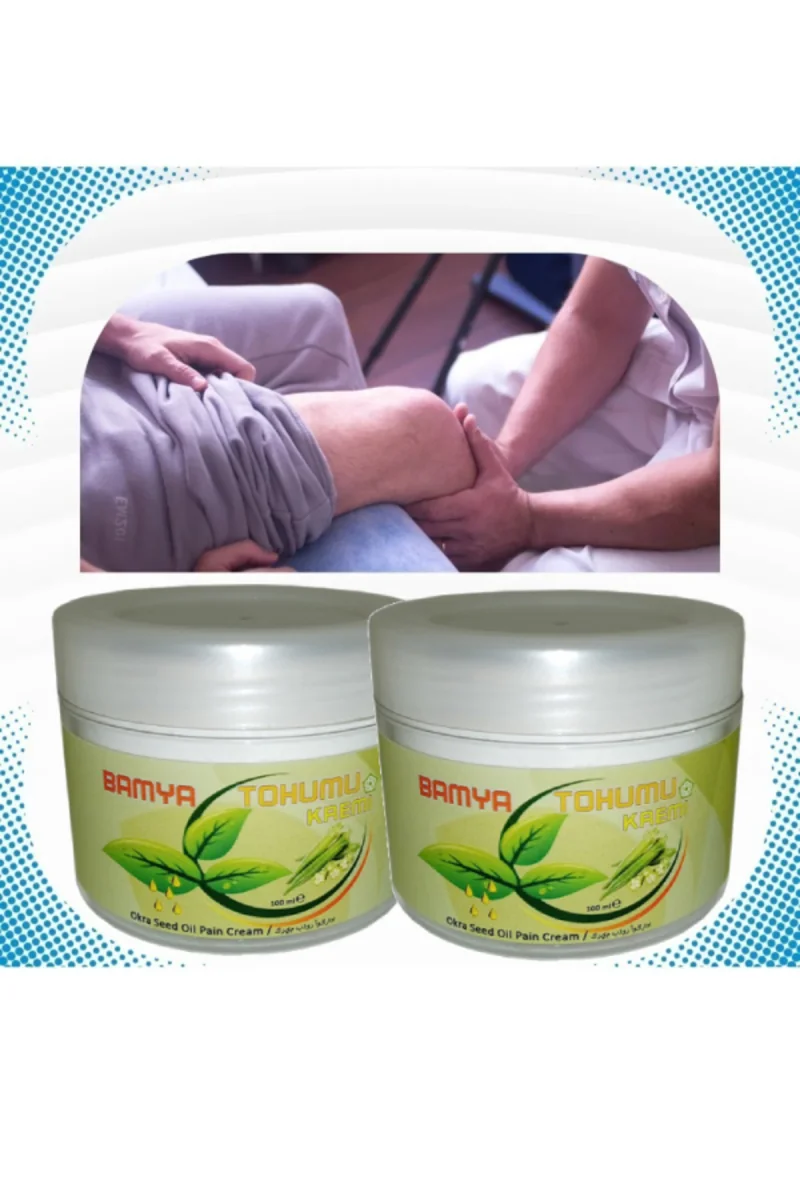Bamya Tohumu Yağı Rahatlatma Masaj Kremi 100 ml X 2 Ad