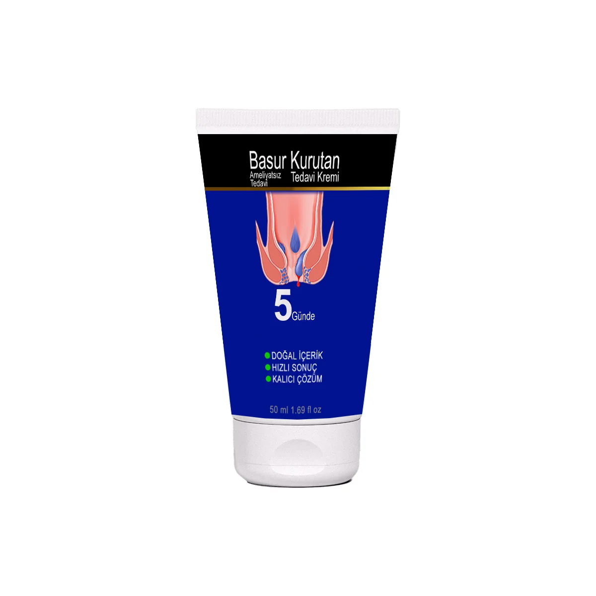 BasurKurutan Kremi 2 Adet Aslanpençesi Kestane Hellebore Çiçek Esktarları (50 ml) Tüp&Kavanoz Set